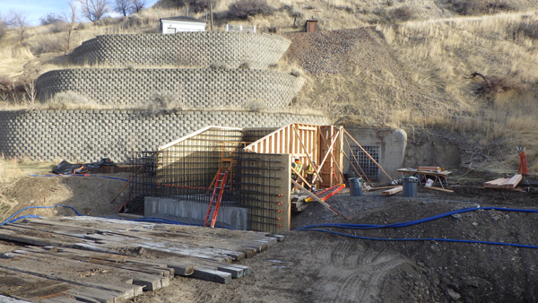 Dam construction